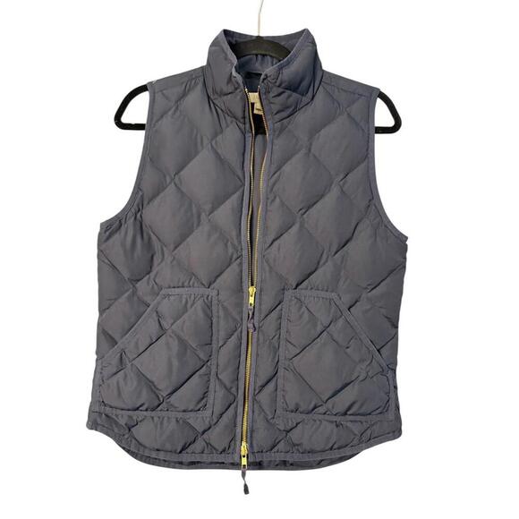 J. Crew Jackets & Blazers - ****J.Crew Quilted Puffer Down Vest Women's Sz S Navy Blue Lightweight